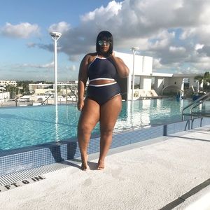Two piece bathing suit